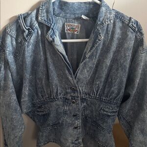 Gitano Blue Denim Blouse